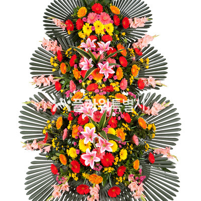 3단축하화환(특)A