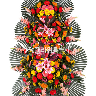 3단축하화환(특)D