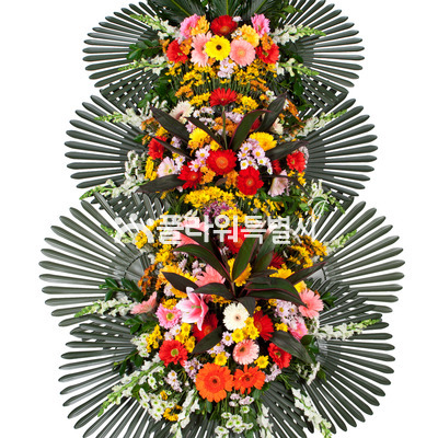 3단축하화환L