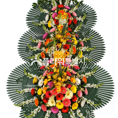 3단축하화환(특)E