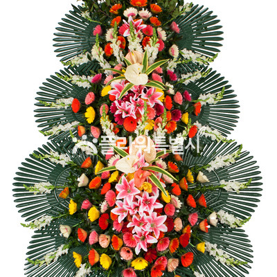 3단축하화환(특대)C