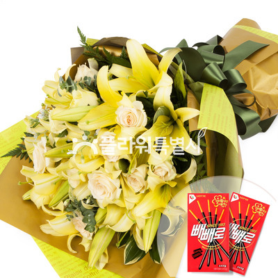 엘로우르네브장미(빼빼로)