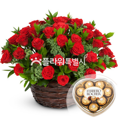 꽃바구니5 +쵸코렛