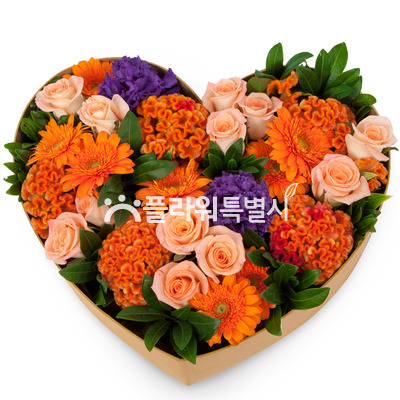 맨드라미하트상자