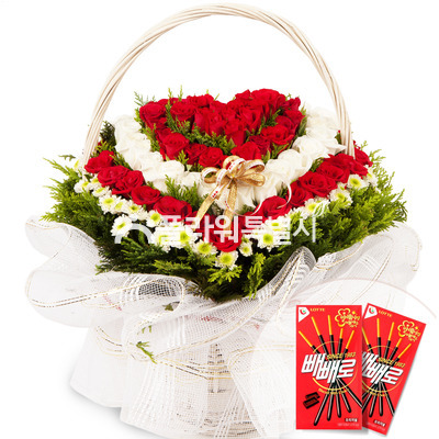 장미하트(빼빼로)
