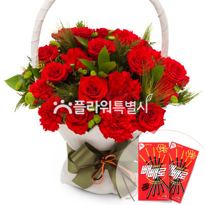 빼빼로꽃바구니(12)