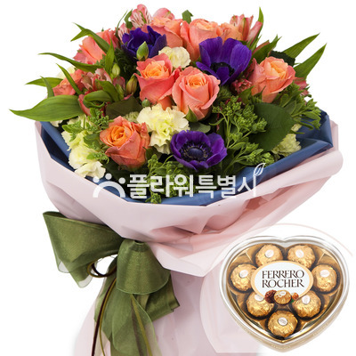꽃다발18+쵸코렛