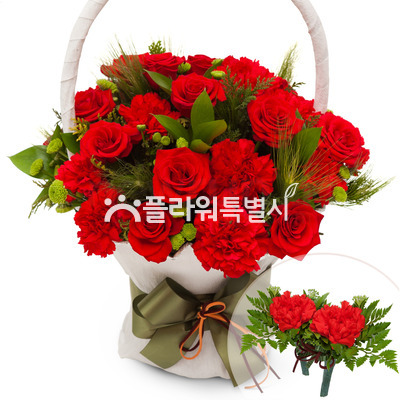 장미카네이션혼합