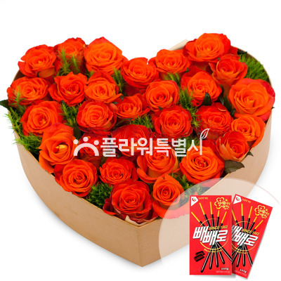 장미 빼빼로상자