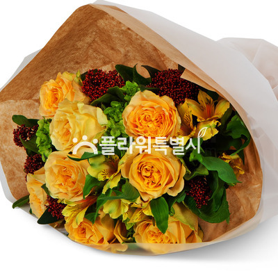 수입장미꽃다발