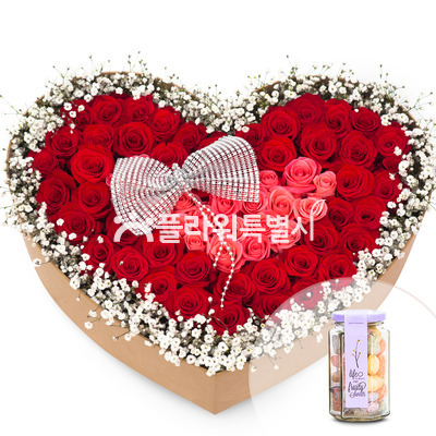 레드와 핑크의 조화//사탈